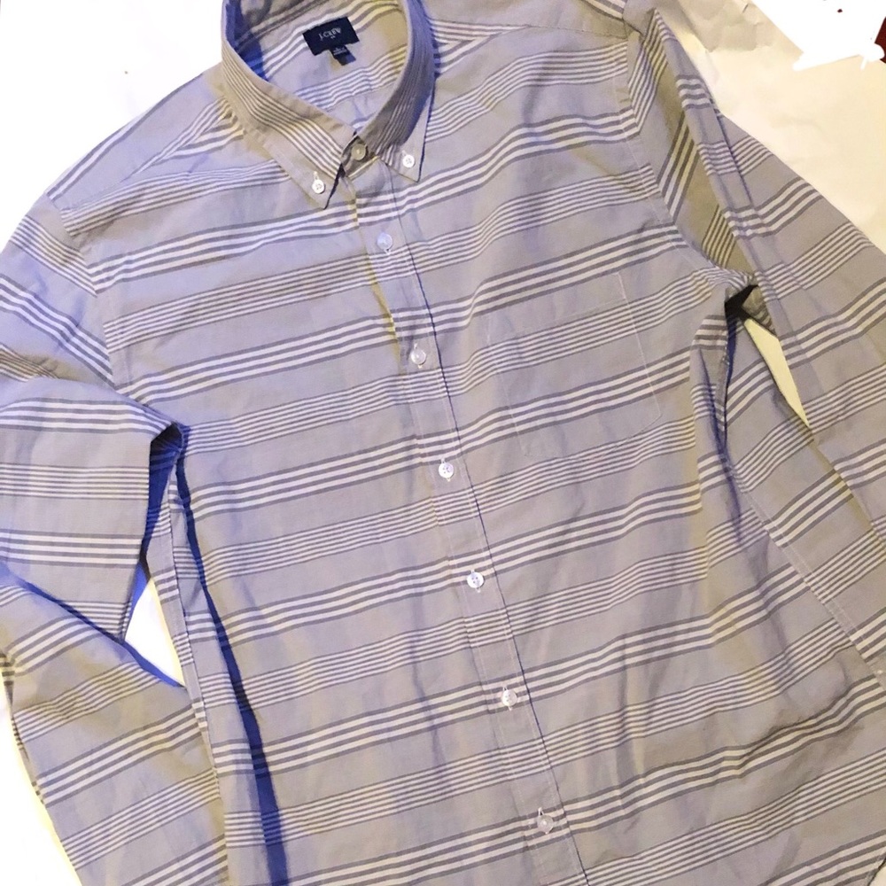J-crew men’s Long sleeve button up